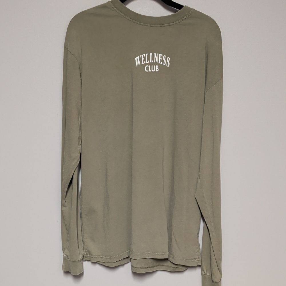 Jadelynn Brooke Wellness Club Olive Cotton Tee